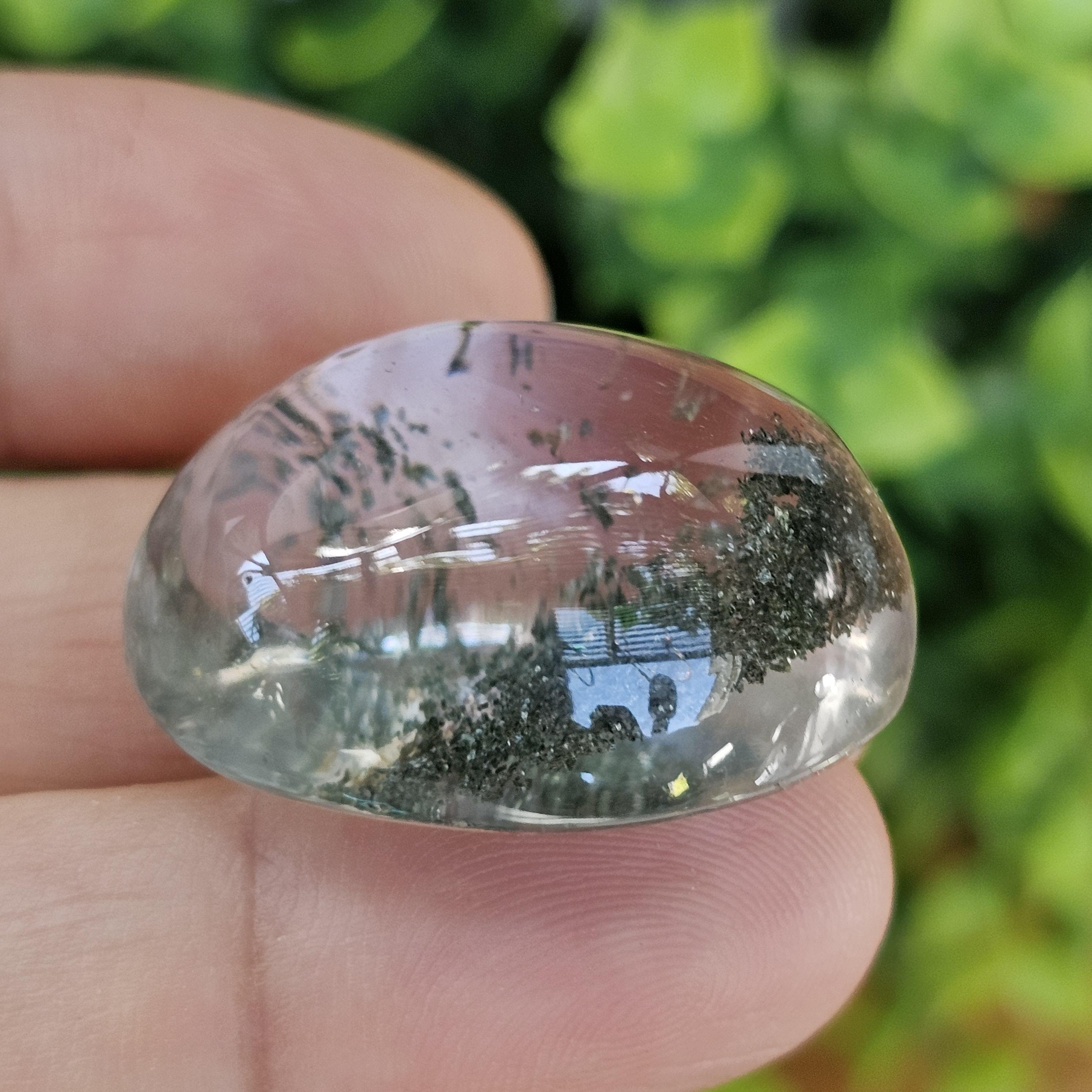 โป่งข่าม ควอตซ์ Included Quartz 81.03 กะรัต Cts พลอยแท้ อัญมณีมงคลประจําวันเกิด เครื่องประดับพลอย