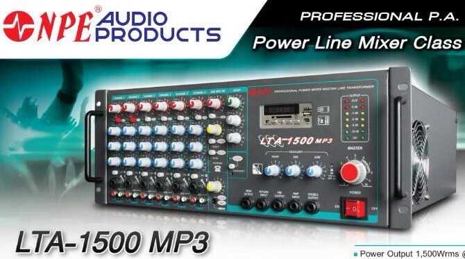 NPE LTA-1500 POWERMIXER+LINE+USB