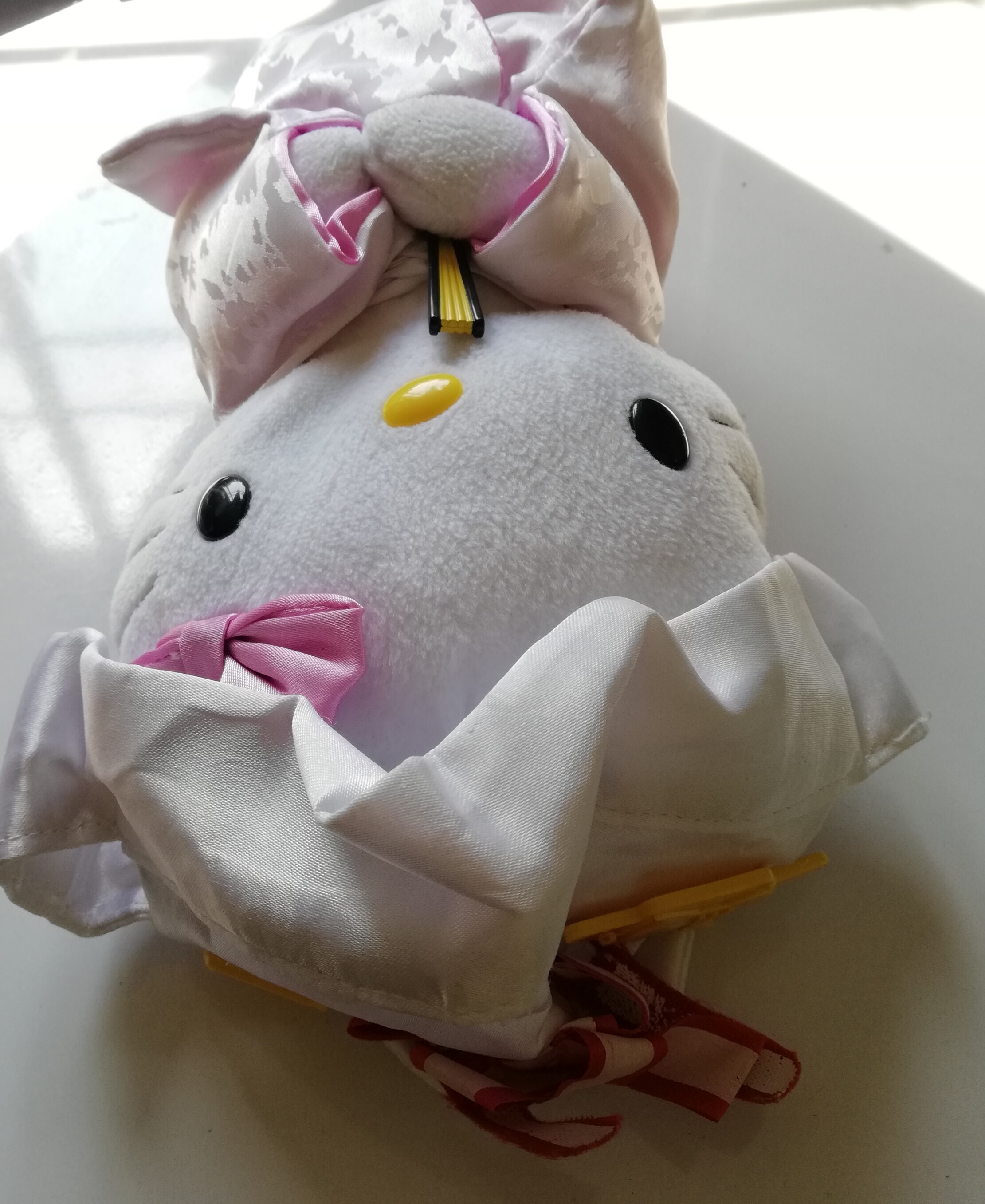 ของเล่น ของสะสม ตุ๊กตาคิตตี้คู่แดเนี่ยล Hello Kitty &Dear Daniel ในชุดแต่งงานแบบญี่ปุ่น**ด้านหลังชุดเจ้าสาวมีรอยเย็บตามภาพ