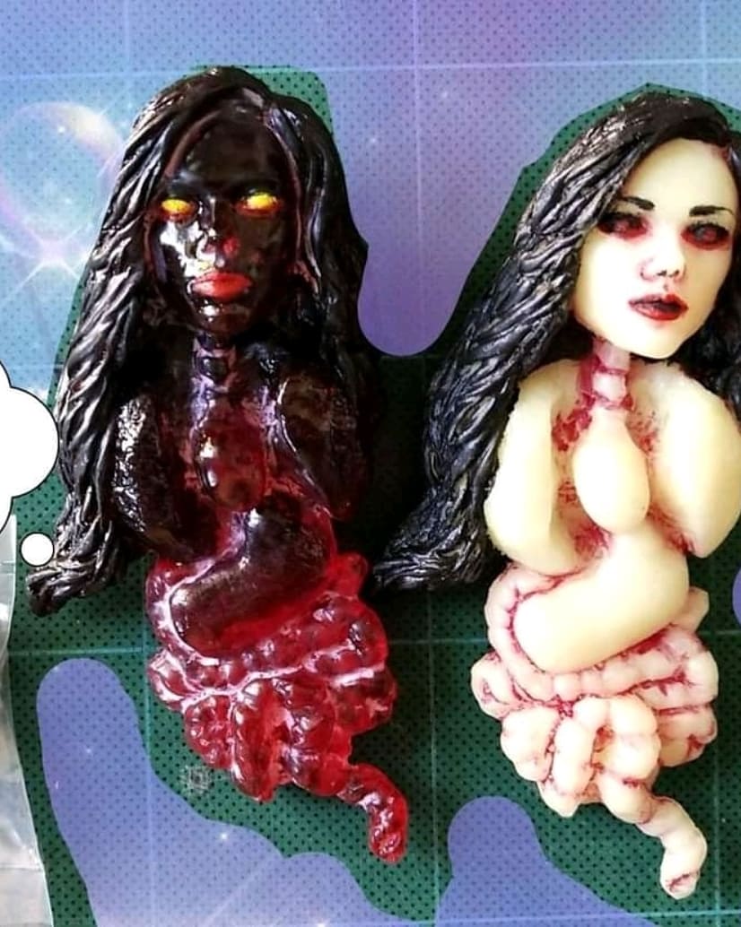 กรุณาเลือกแบบ (ราคาตัวละ) แฮนด์เมดโมเดล ผีกระสือ1:6 ขนาด 5นิ้ว พร้อมฐาน,กรุณาระบุหมายเลขที่เลือกค่ะ