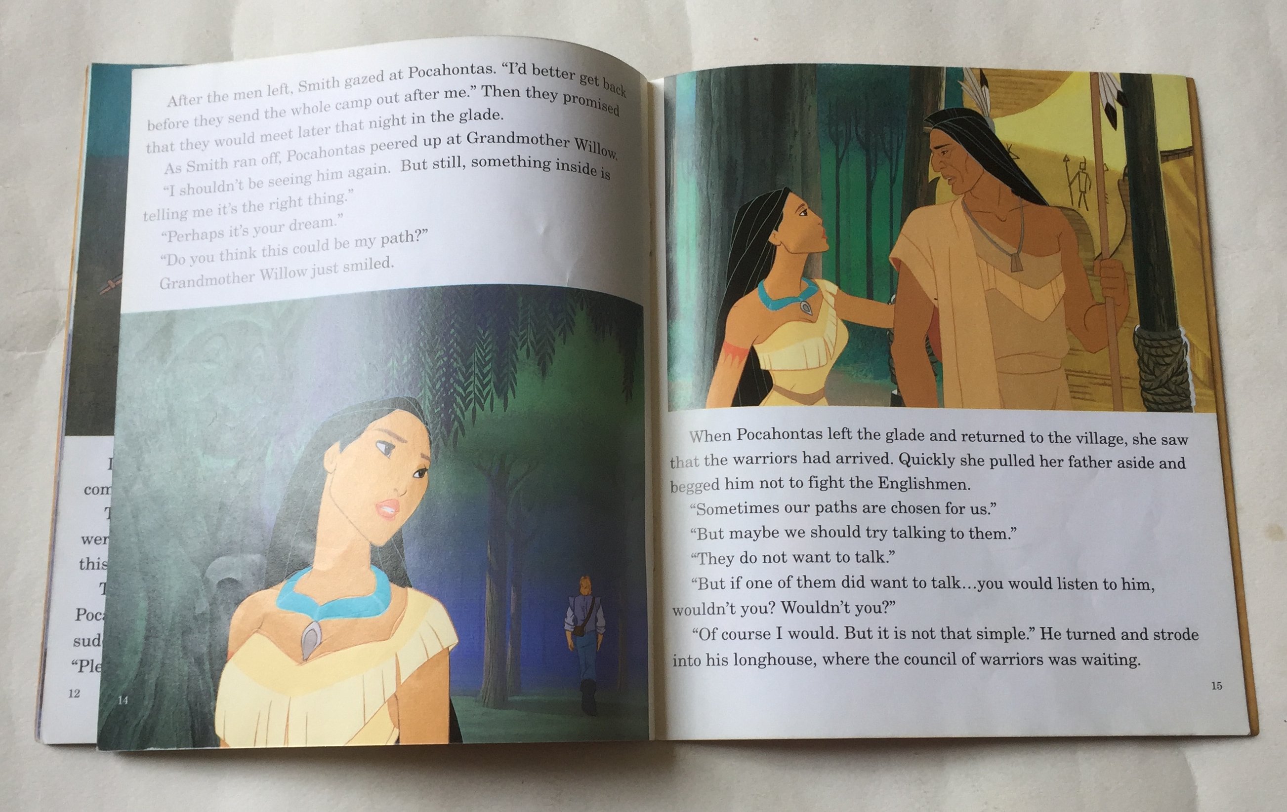 หนังสือนิทานเก่าจากเจ้าหญิงดิสนีย์ มีหลายภาพ,โพคาฮอนตัส Pocahontas