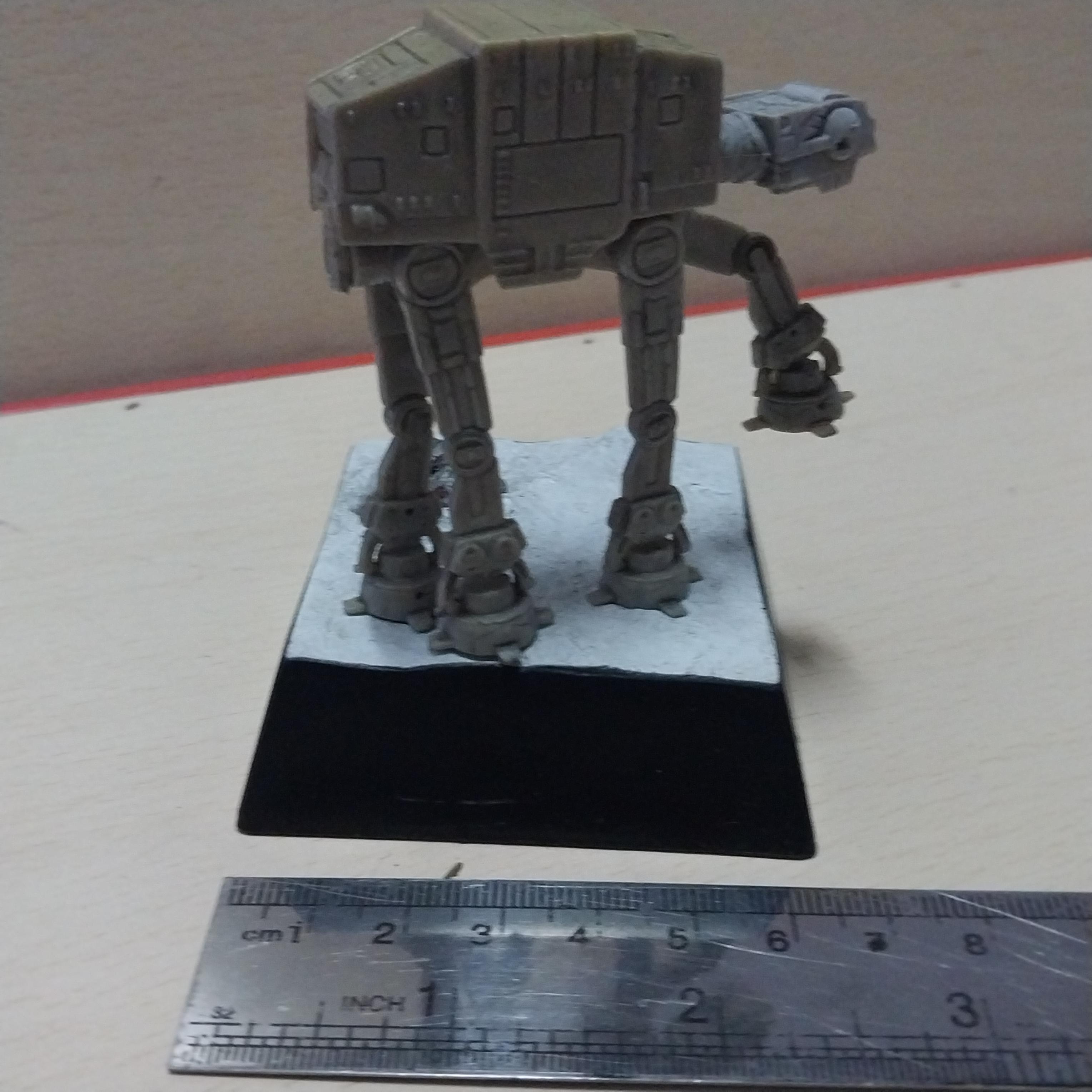 มีหลายภาพ, ของสะสม หุ่น at at Walker จาก Star Wars พร้อมฐาน ขนาดตามภาพ
