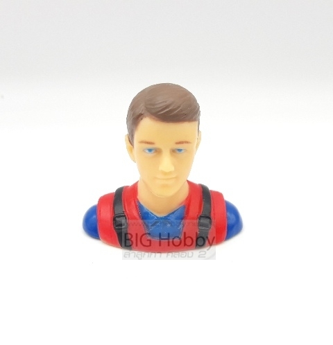 หุ่นนักบินผู้ชายใส่เสื้อแดง (H40 x W41 x D23 mm TOY08
