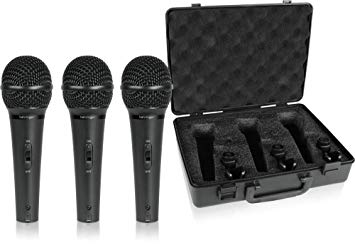 BEHRINGER XM-1800S ไมค์สำหรับร้อง/พูดแบบไดนามิก (1 แพ็ค 3 ตัว)