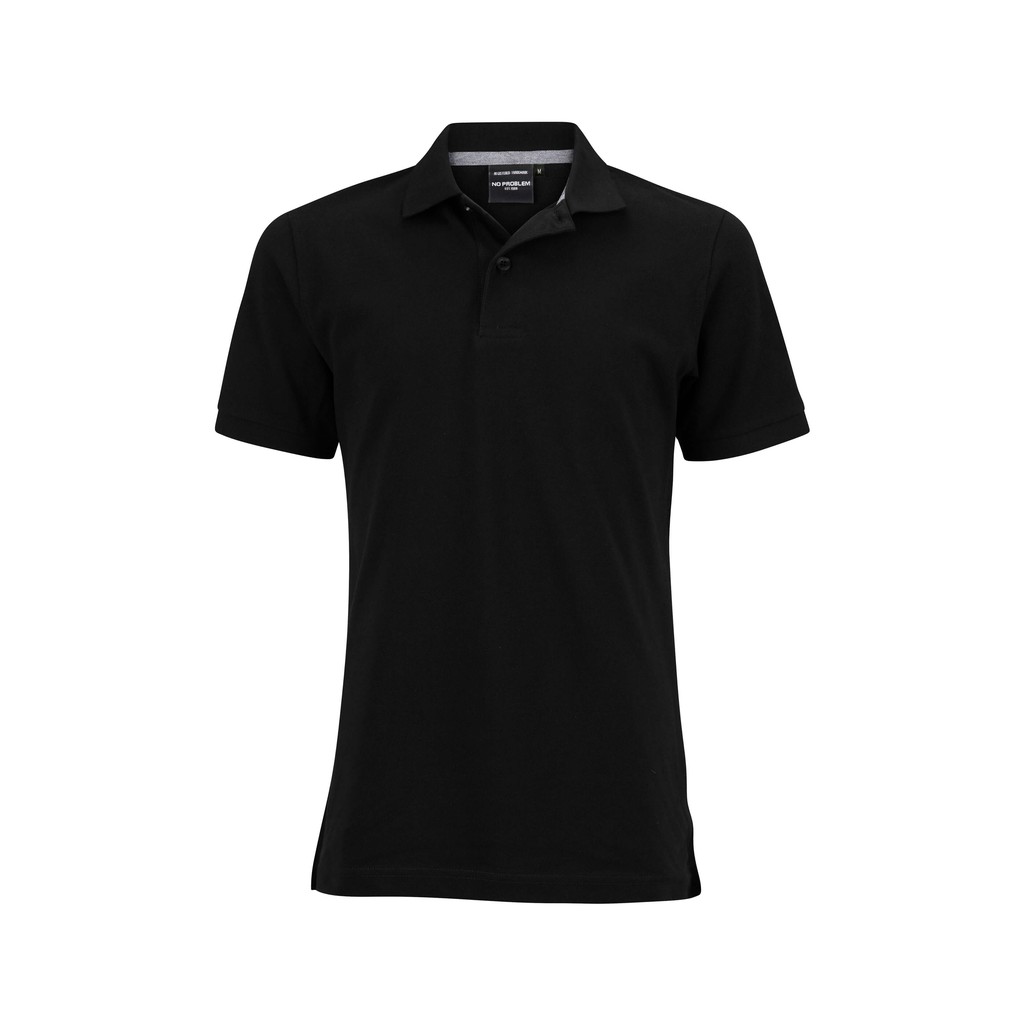 No Problem Noproblem ยอดขาย No.1 รับประกัน ไม่ย้วย ไม่ยืด ผ้านุ่ม เสื้อโปโล ชาย สีดำ