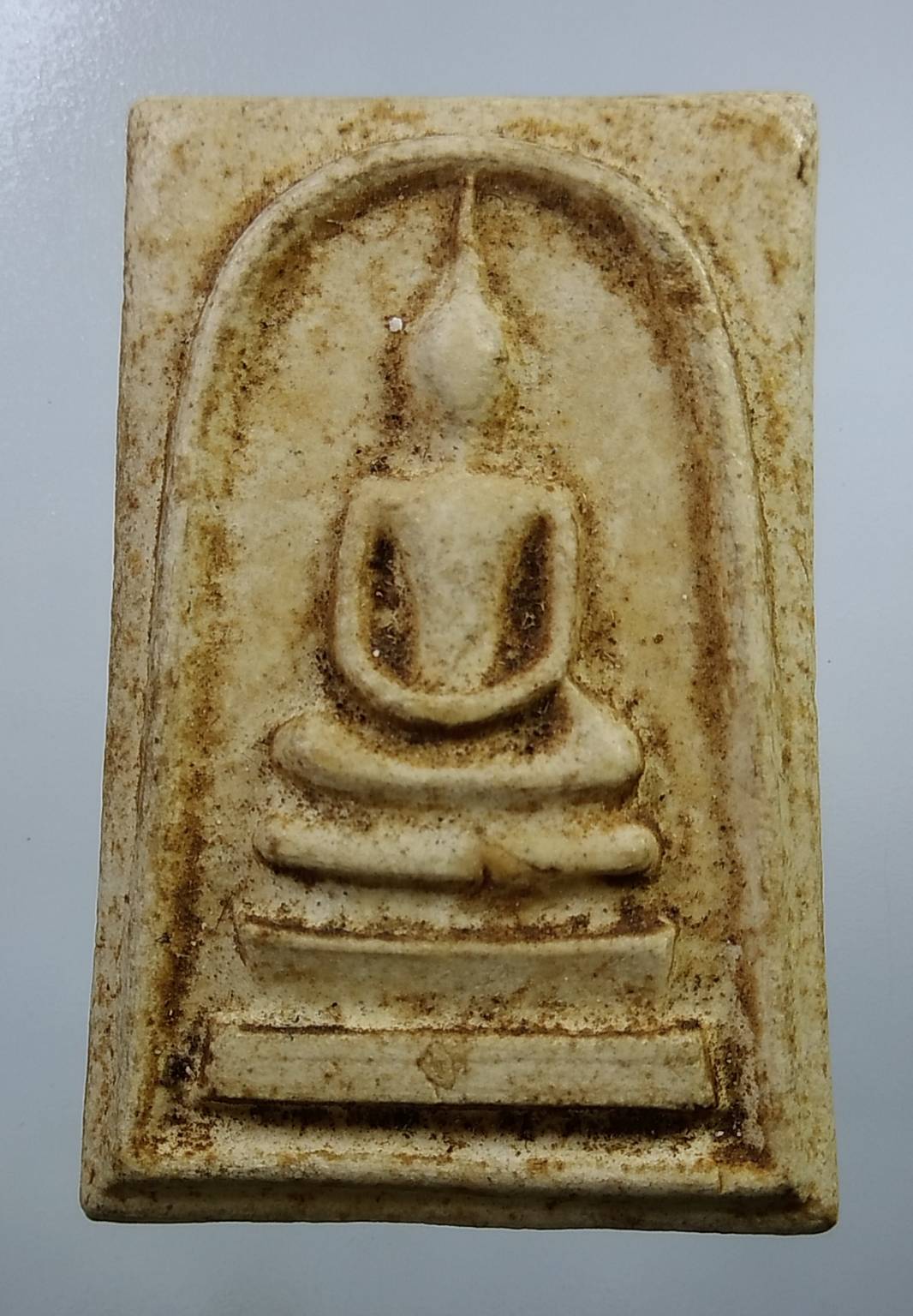 ผ315 พระสมเด็จ 3ชั้น หลังเรียบ