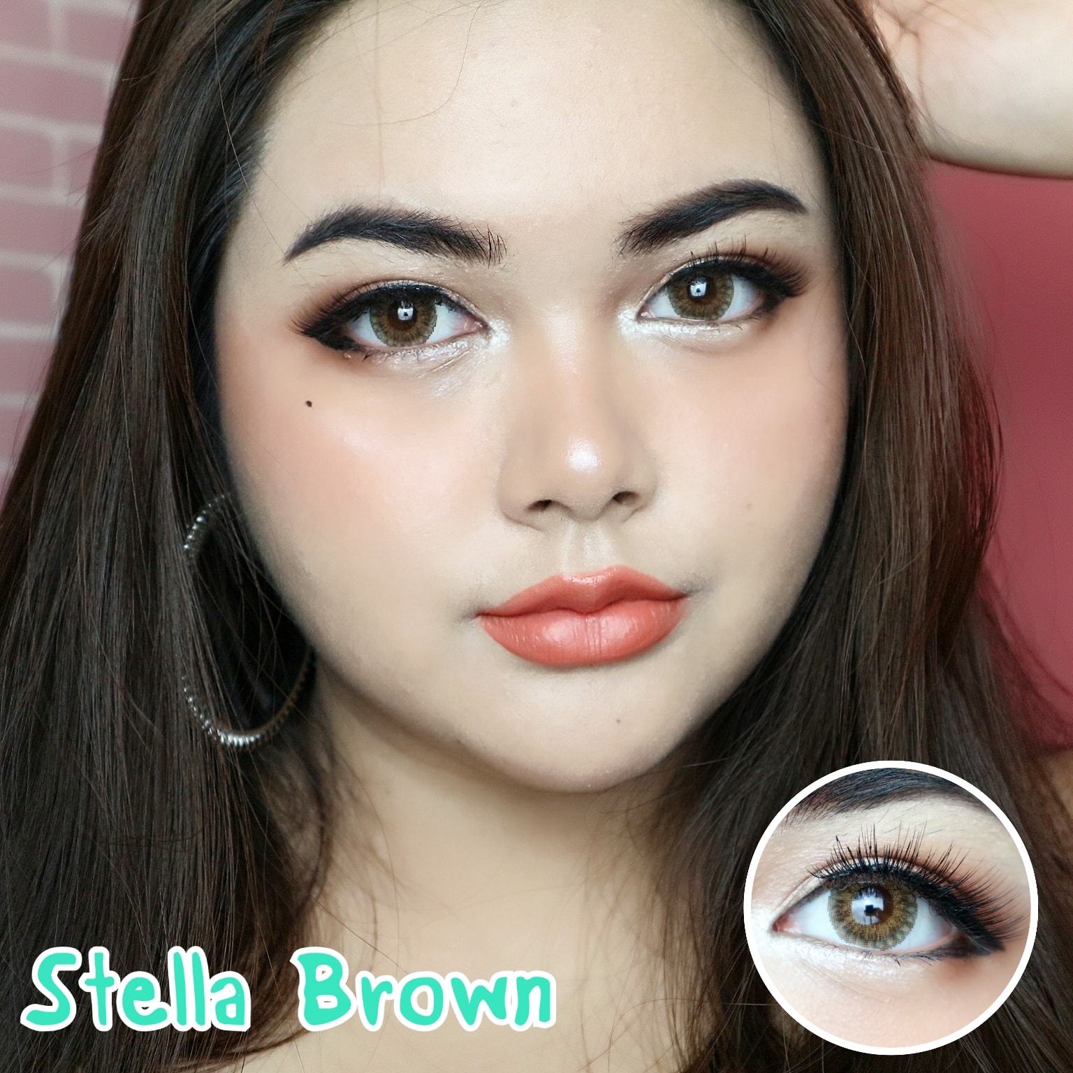 Kitty kawaii สีน้ำตาล