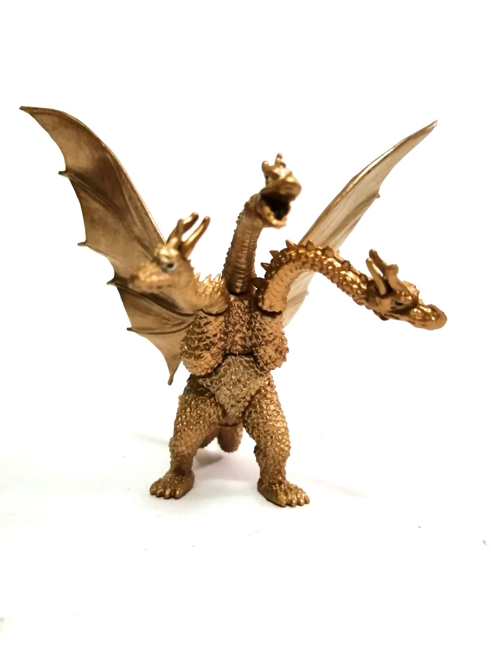 มือ2, มีหลายภาพ, กาชาปอง คิงส์กีโดร่า มังกรสามหัวจากก๊อตซิลล่า 1972 จากหัวถึงปลายหางยาว 5 นิ้ว งานเก่า