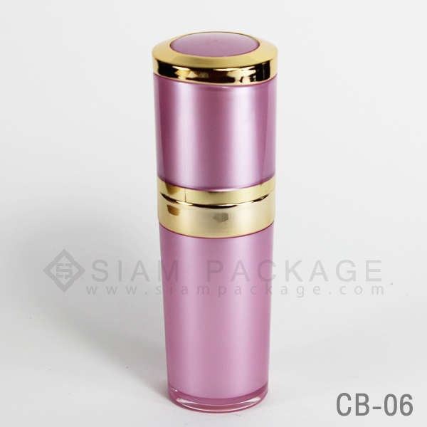 ขวดอะคริลิค ฝาคาดทอง รหัส CB-06 15 g