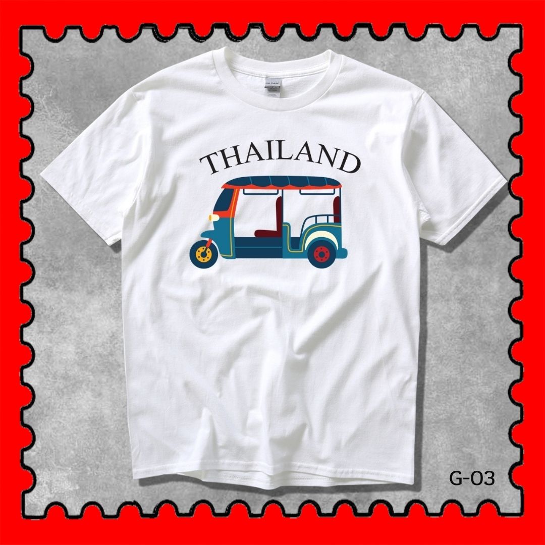 STAMPCOTTON Gildan เสื้อยืดพูดได้ ระบบดิจิตอล DTG งานละเอียด สีฉ่ำสดใส สียึดติดดีเยี่ยม