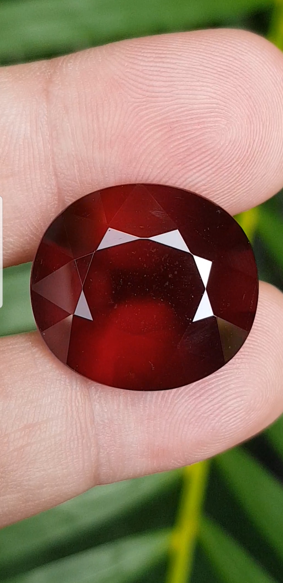 พลอย เฮลโซไนท์ การ์เน็ท Hessonite Garnet 39.69 กะรัต (Cts.) ดิบ Unheated พลอยแท้อัญมณีมงคล ประจําวันเกิด เครื่องประดับพลอย