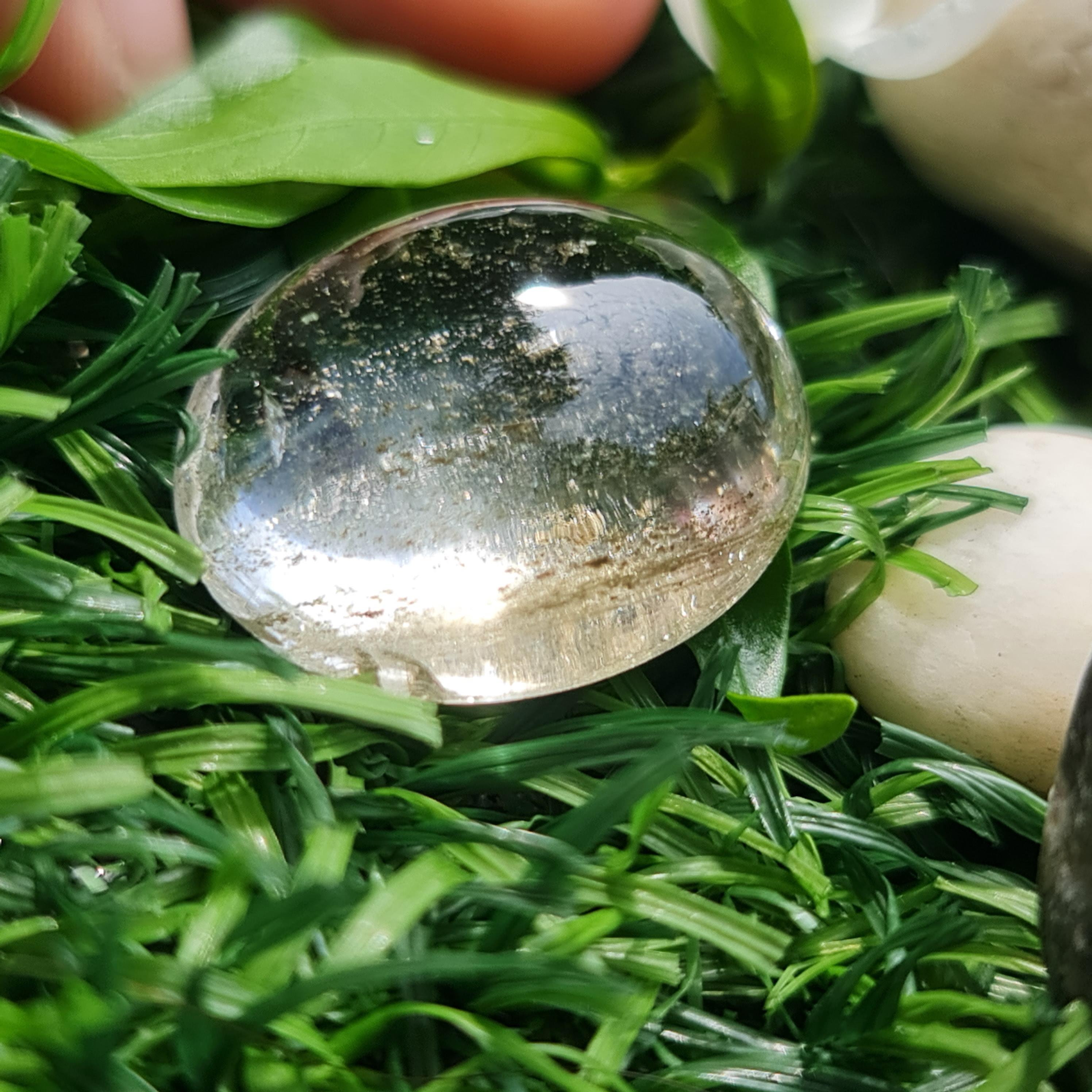 โป่งข่าม ควอตซ์ Rutilated Quartz 30.79กะรัต Cts. พลอยแท้ อัญมณีมงคลประจําวันเกิด เครื่องประดับพลอย