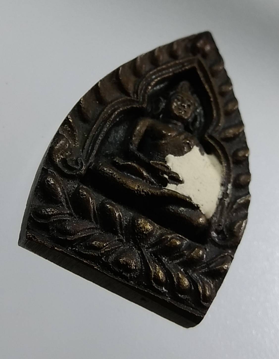 A1370 เหรียญหล่อเจ้าสัว หลวงปู่คร่ำ วัดวังหว้า จ.ระยอง ปี2537