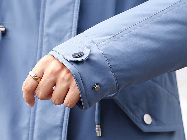 Overcoat เสื้อโค้ทกันหนาวซับเฟอร์ขนนุ่มใส่ติดลบลุยหิมะ มีฮู้ดเฟอร์ถอดได้ (12391X)