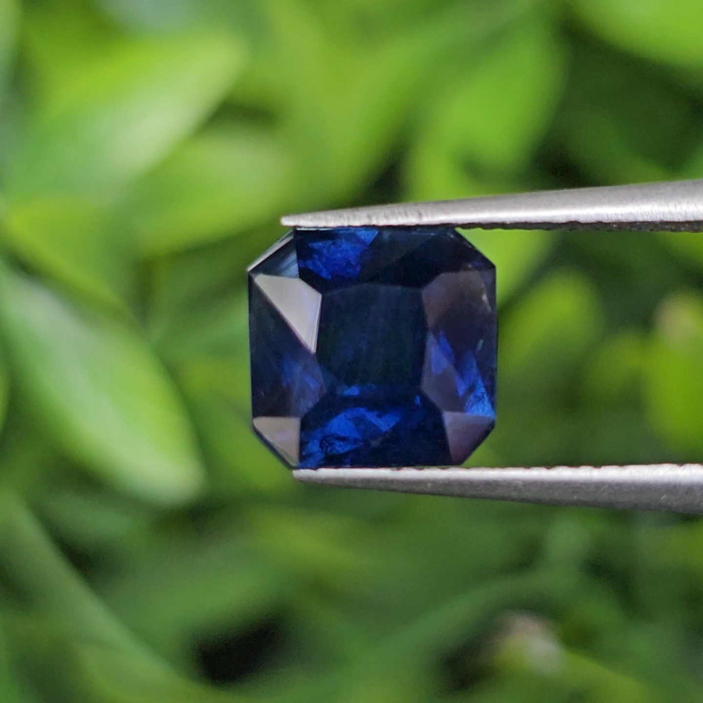 พลอย ไพลิน blue sapphire 1.92 กะรัต (Cts.) พลอยแท้ อัญมณีมงคลประจําวันเกิด เครื่องประดับพลอย