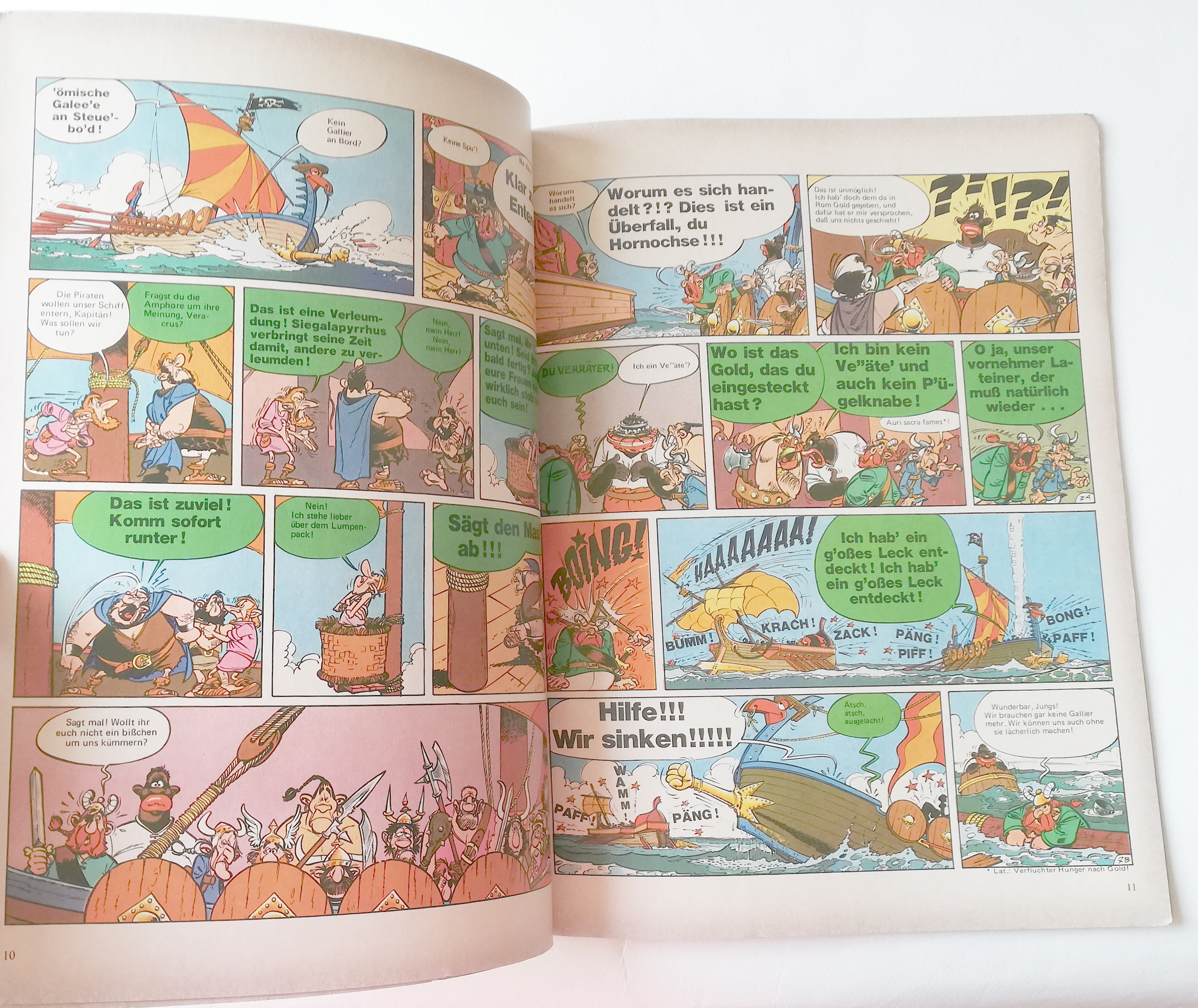 หนังสือการ์ตูนภาษาเยอรมัน Dargaud prasentiert: GROSSER ASTERIX-BAND XV Asterix DM 7,20 S 52, - Streitum ZEICHNUNGEN: UDERZO TE FA Jelta DELTA VERLAG GMBH STUTTGART EHAPA VERLAG GMBH STUTTGART WERTREE