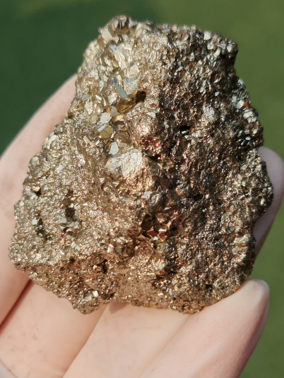 ก้อนผลึก ไพไรท์ Raw Rough Pyrite 94.0 กรัม (Grams) พลอยแท้ อัญมณีมงคลประจําวันเกิด เครื่องประดับพลอย