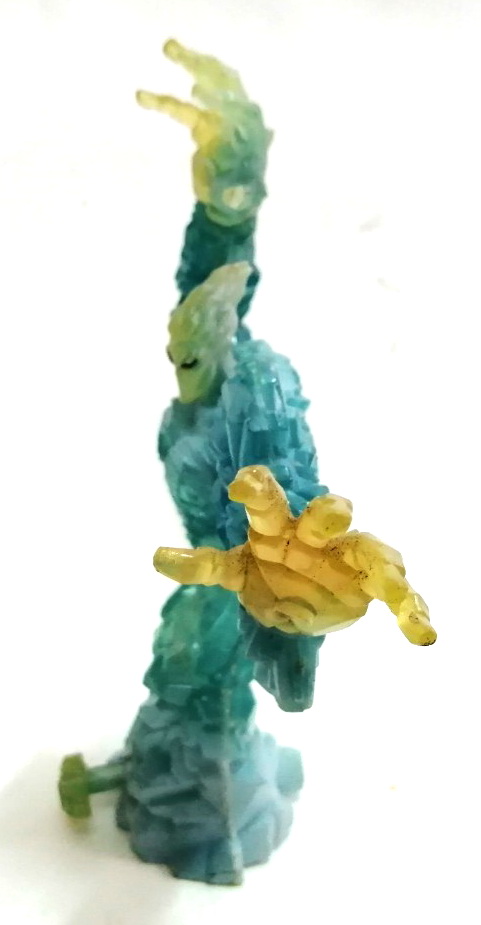 ฟิกเกอร์ AFC (แอคชั่นฟิกเกอร์) ICE MAN ไอส์แมน จาก X-MEN ขนาดสูง 20 ซม. ใส่น้ำแล้วกดกลไกฉีดได้ ตัวใสสีฟ้า ขยับแขนได้ งานเก่าปี 1999 สภาพสะสมเก่าเก็บ