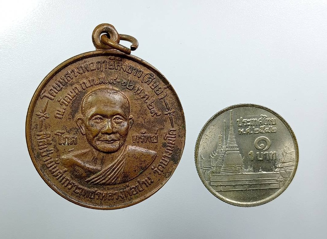 A7854 เหรียญโภคทรัพย์ หลวงพ่อปาน วัดบางนมโค จ.อยุธยา ปี2529