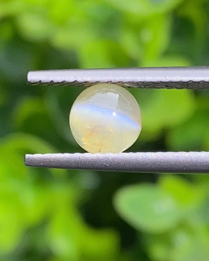 พลอย ตาแมว คริโซเบริล Cat eye Chrysoberyl 1.00 กะรัต (Cts.) พลอยแท้ อัญมณีมงคลประจําวันเกิด เครื่องประดับพลอย