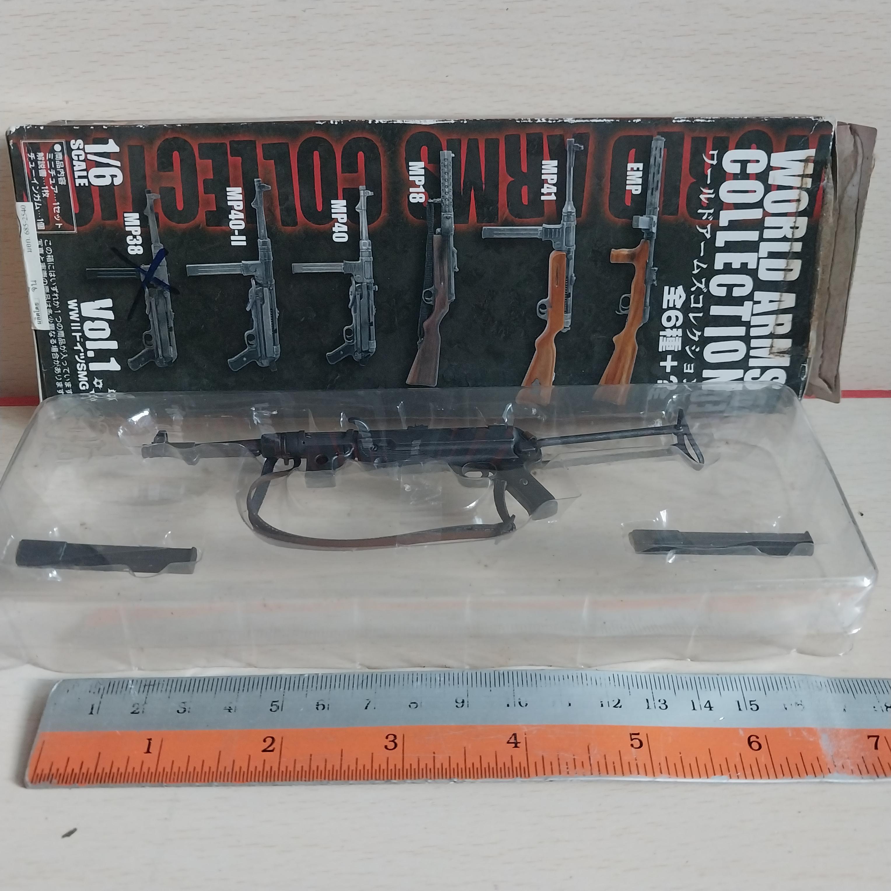 มีหลายภาพ ฟิกเกอร์ 1:6 ,WorldArmsCollection ,ปืนเยอรมันจากสงครามโลกครั้งที่2, เป็นปืนจากกล่องสุ่ม8แบบ สภาพสะสม