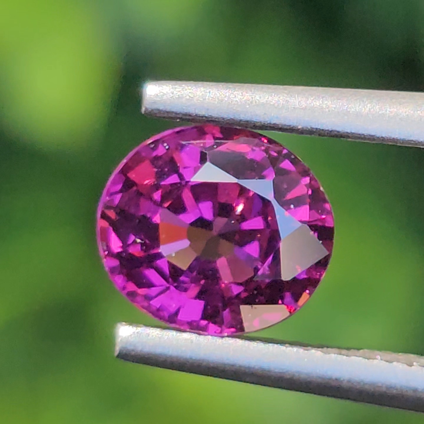 พลอย อุมบาไลต์ การ์เน็ต Umbalite Garnet 1.07กะรัต (Cts.) ดิบ Unheated ลอยแท้ อัญมณีมงคลประจําวันเกิด เครื่องประดับพลอย