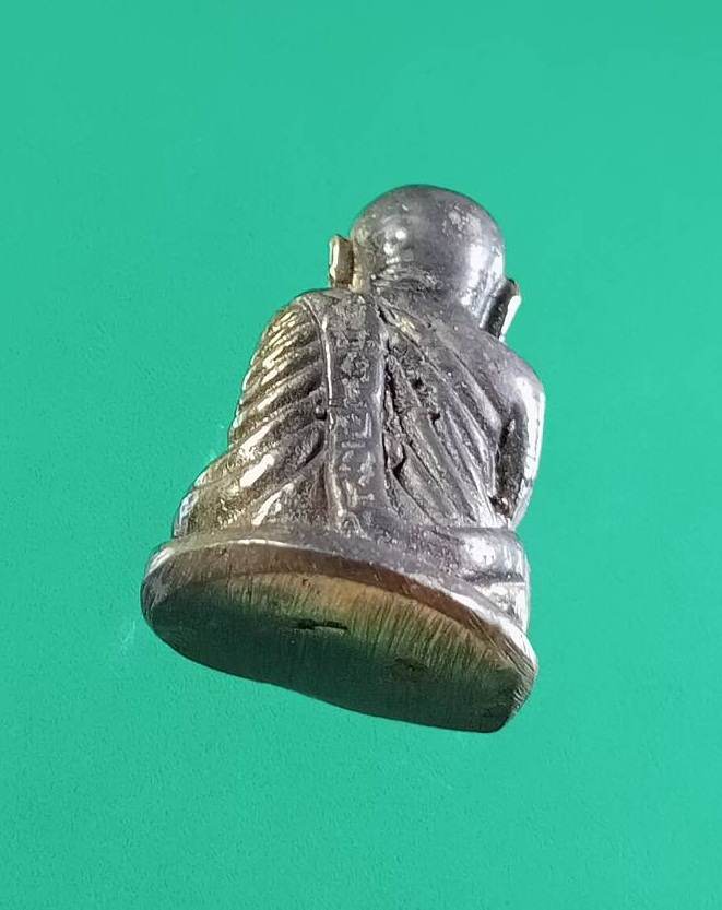 ก857 รูปหล่อพิมพ์เล็ก หลวงพ่อเงิน วัดบางคลาน ออกวัดสามัคคีธรรม อ.คลองขลุง จ.กำแพงเพชร