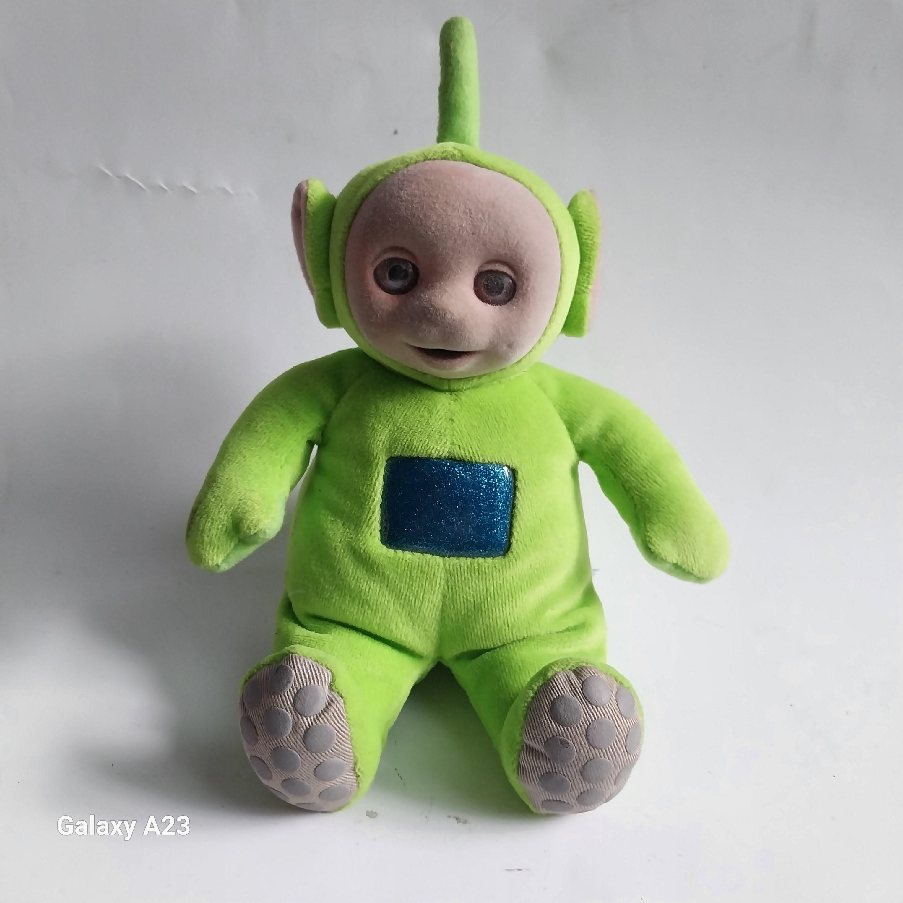 มีหลายภาพ เทเลทับบี้ เทเลทับบีส์ teletubbies สีเขียว ตัวเป็นผ้า มีตำหนิ โปรดดูทุกภาพ