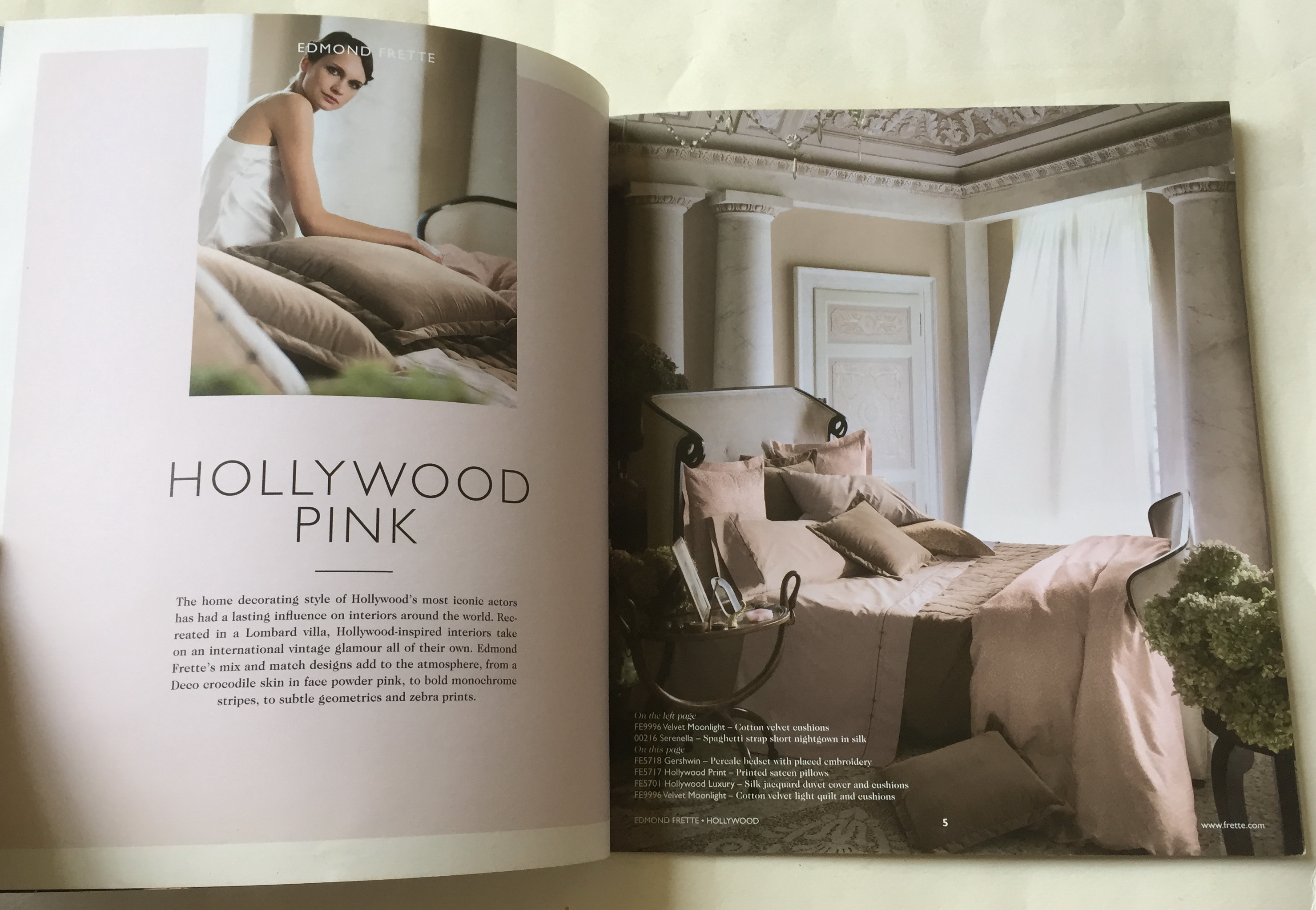 แคตตาล็อกเก่า เครื่องนอน FRETTE