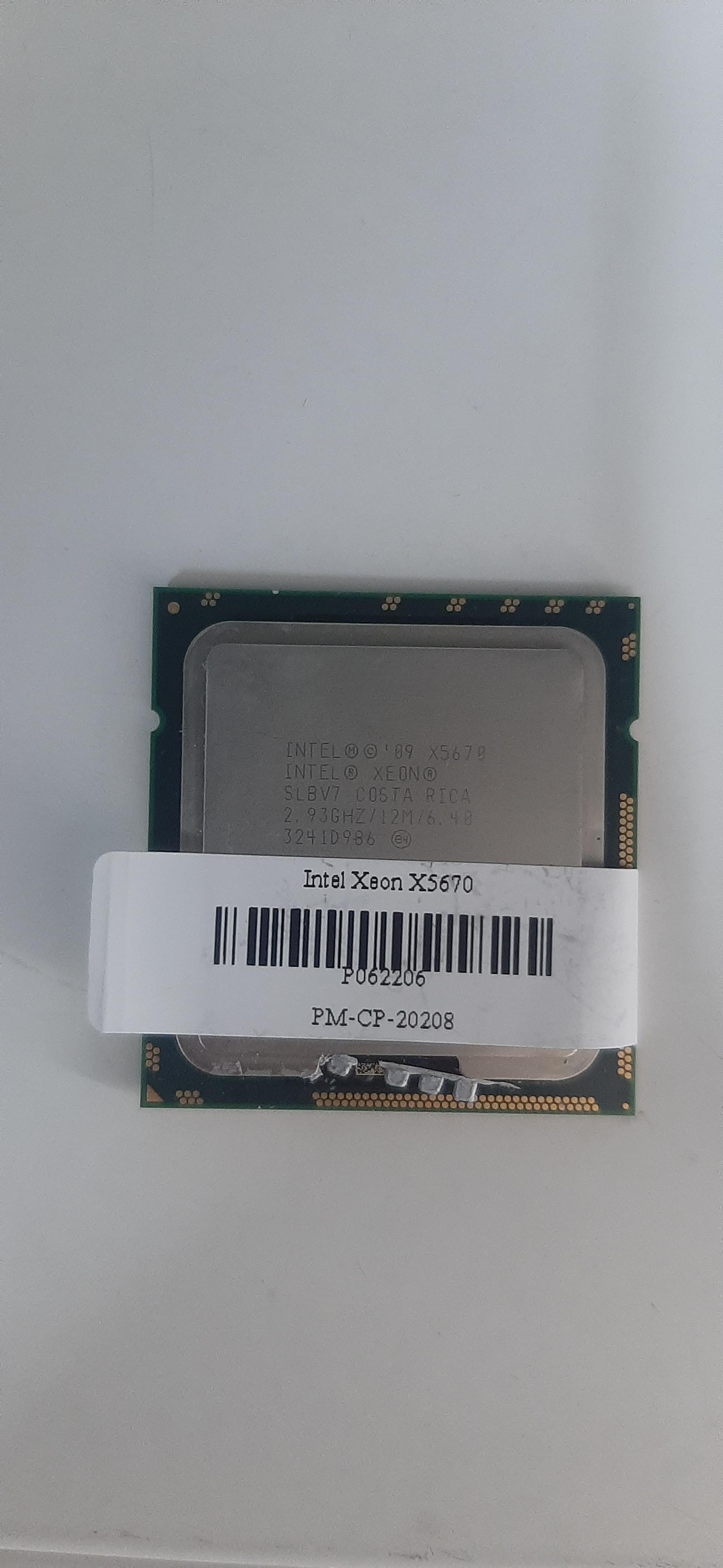 ซีพียู อะไหล่มือสอง Intel Xeon X5670 LGA1366 2.9 GHz (6Cores12Threads) ประกันร้าน