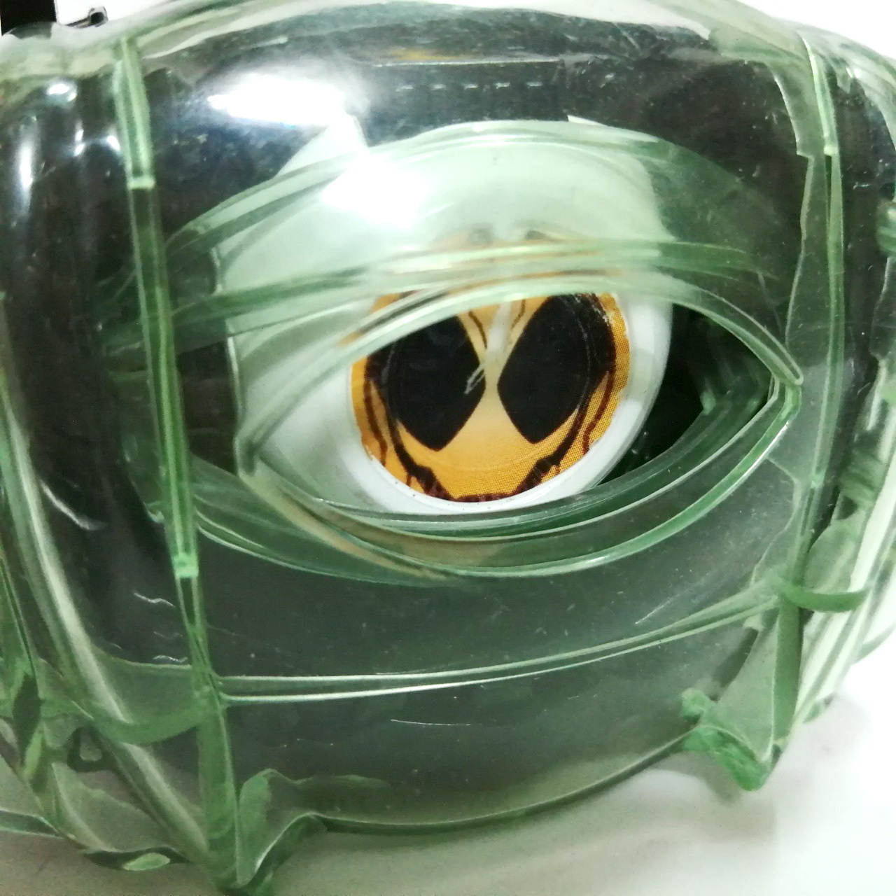 ของสะสม หัวเข็มขัด ไรเดอร์โกสต์ ขนาดเล็ก งานแคนดี้ทอย ขนาดยาว 7 นิ้ว กว้าง3 นิ้ว สามารถใส่ ไอคอน ได้ ดึงคันชัก ตาปิดเปิดได้ ***ไม่ใช่งาน DX ไม่มีระบบแสงเสียง (ตามภาพ)