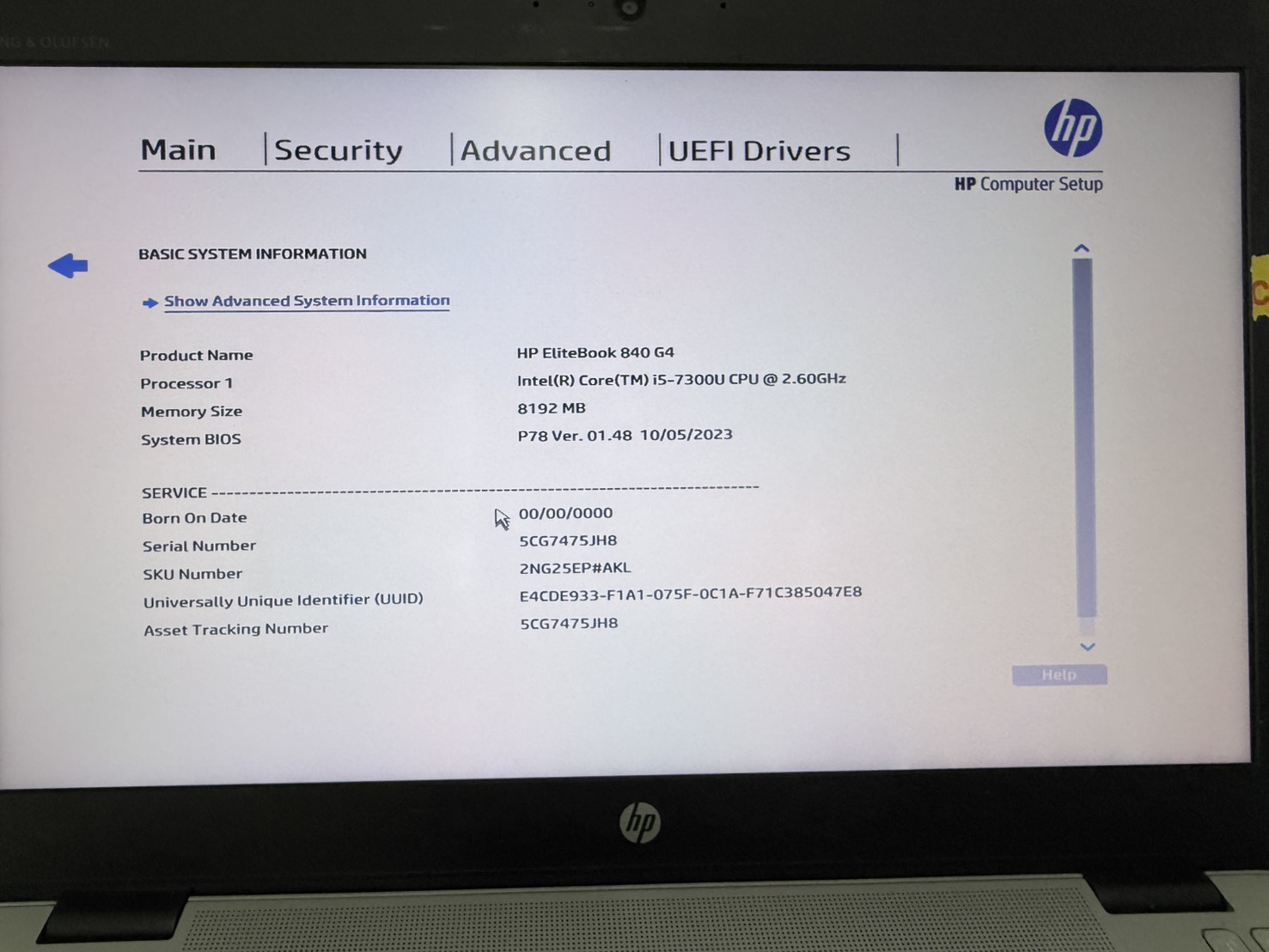 Notebook HP EliteBook 840 G4 (i5-7300U/8GB/M.2 256GB) ไม่มี Adapter แบต 78% แบตเสื่อม จอ Bright ขอบยางเสื่อม