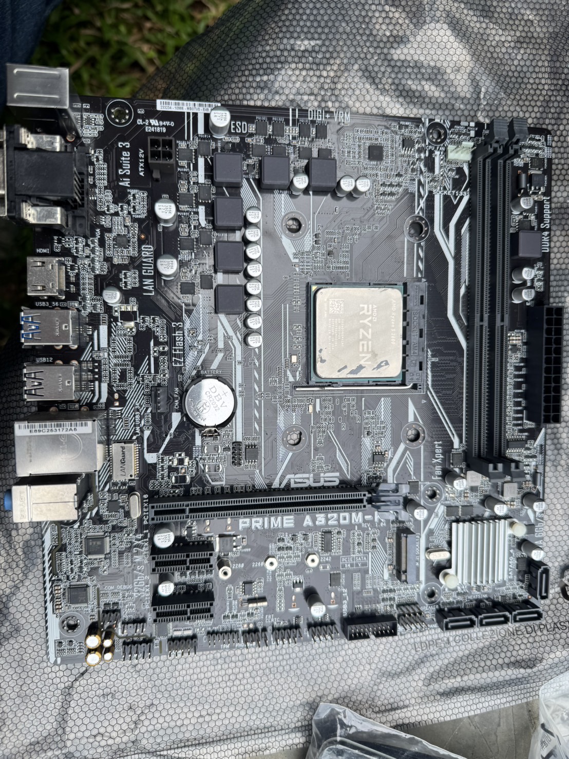 cpu ryzen5 2600 + Board