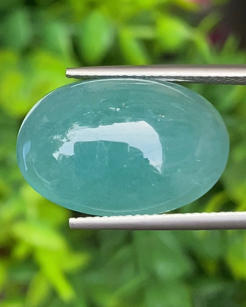 พลอย แกรนดิเดียร์ไรท์ Grandidierite 16.85 กะรัต (Cts.) พร้อมใบเซอร์ พลอยแท้ อัญมณีมงคลประจําวันเกิด เครื่องประดับพลอย