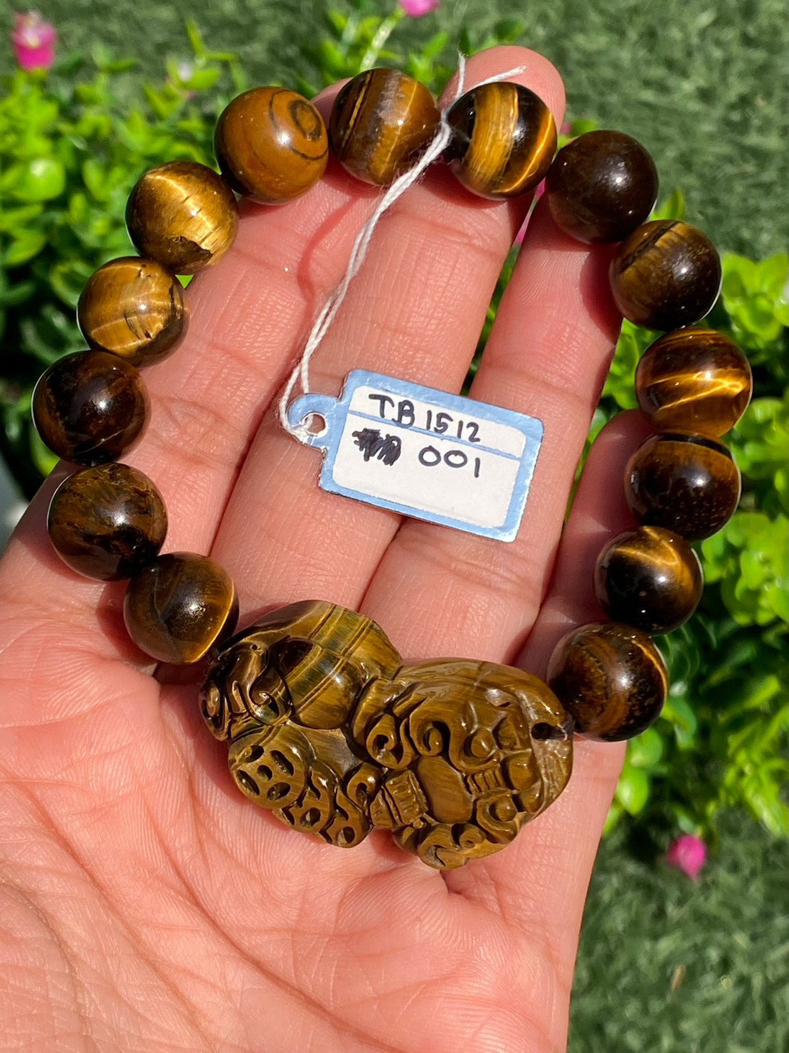 กำไลพลอยแท้ ไทเกอร์อาย Tiger eye Bracelet