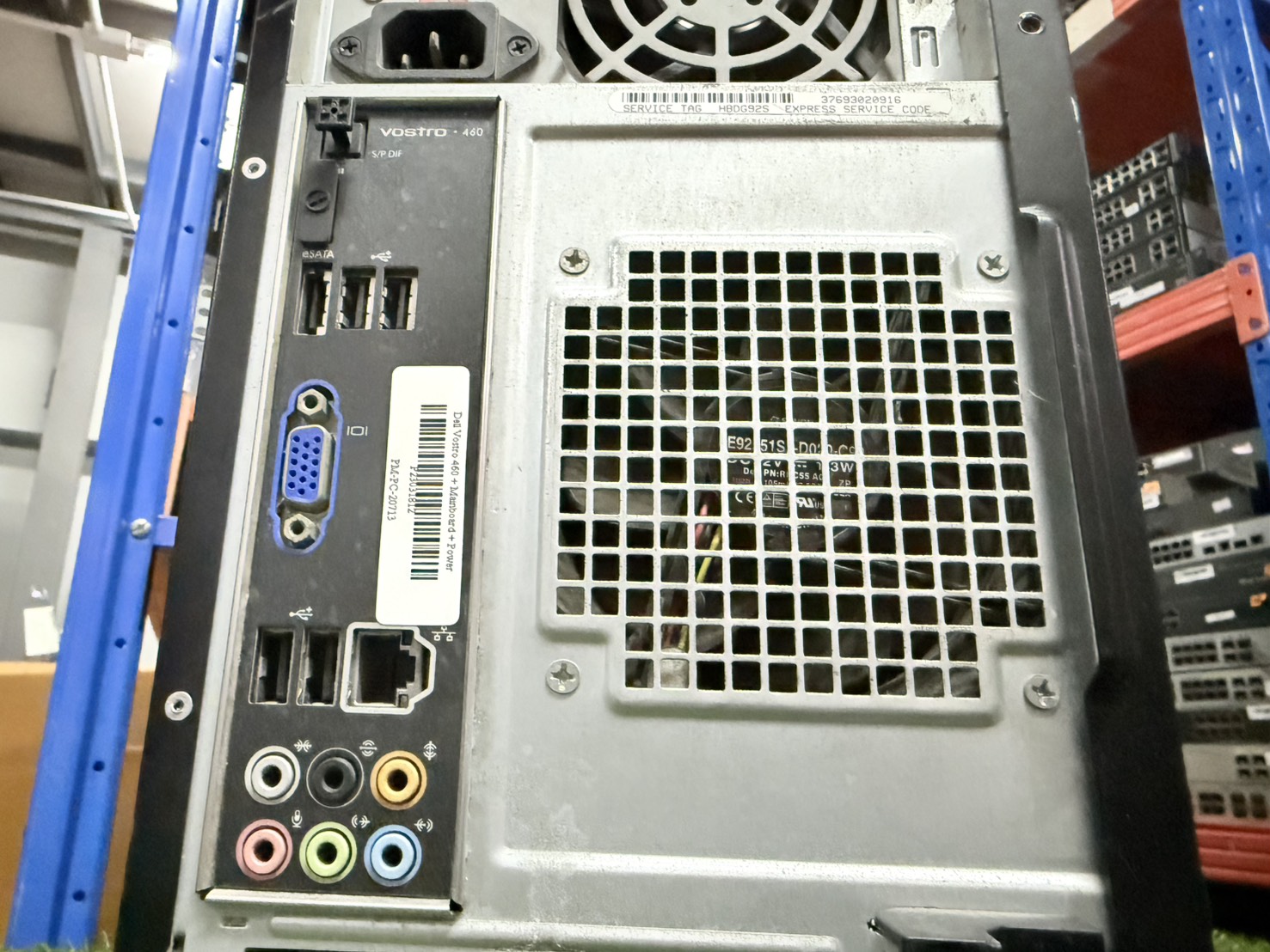 PC Dell Vostro 460 MT CPU i5-2400 Ram 8GB SSD 120GB