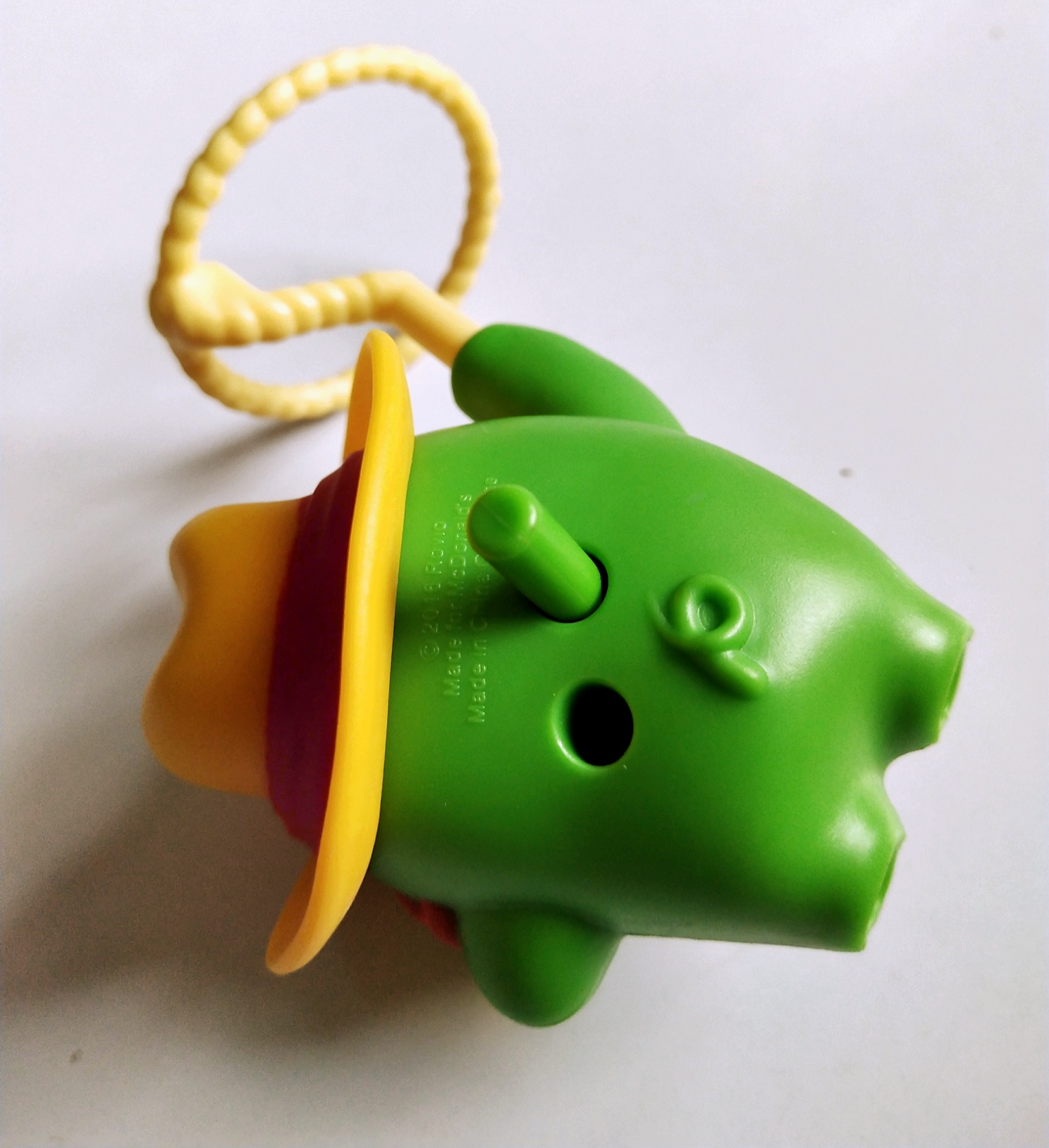 ของสะสมจากแมคโดนัลด์ หมูสีเขียวในเกมส์อนิเมชั่น แองกรี้เบิร์ด Angry bird ,the pigs