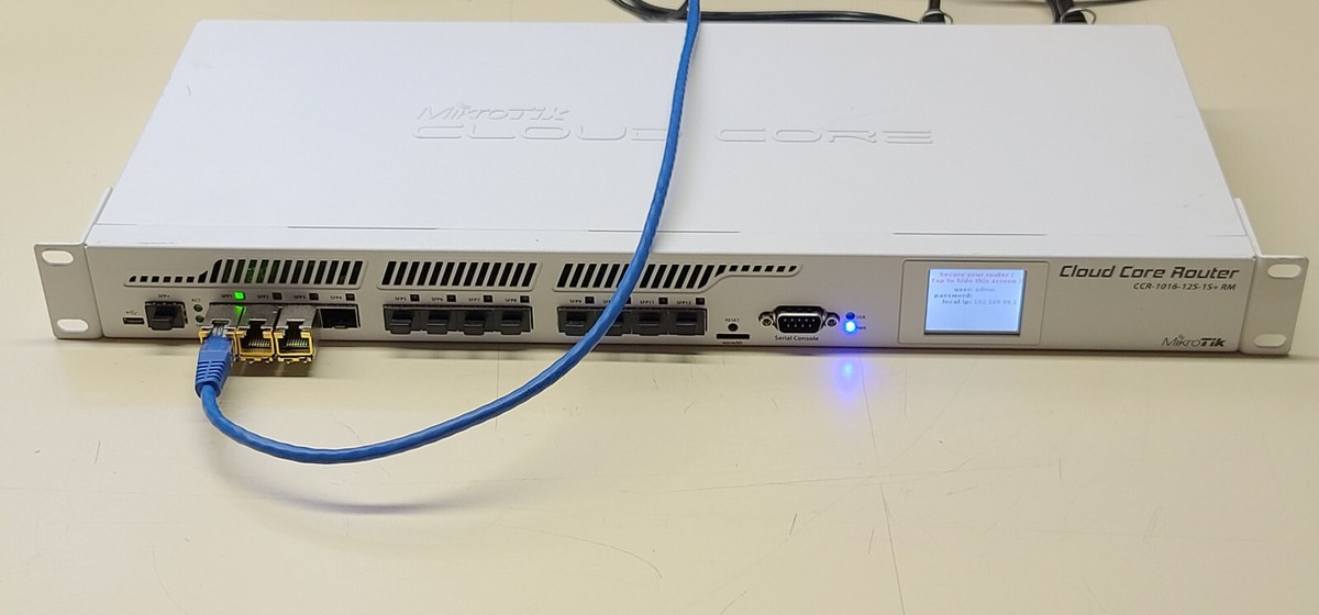 Mikrotik CCR1016-12S-1S+ Cloud Core Router