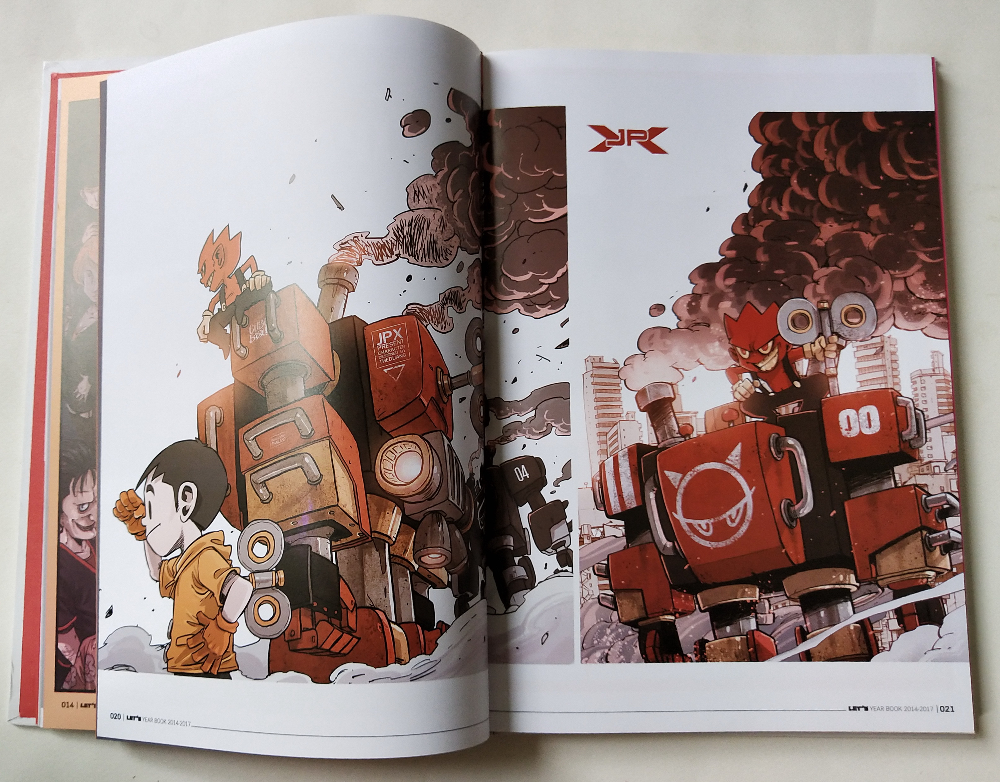 หนังสือเก่า Let's Comic Yearbook2014-2017,LET 's Comic YEARBOOK 2014-2017 เดอะดวง THE DUANG / PUCK / SA-ARD / FORMALIN / NUMMON / BEAST / NOTE / DIO / MANGGORN / TAN-STAR times JODBRIEW