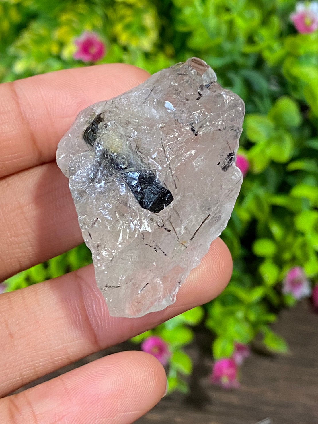 ก้อน ไหมดำ ควอตซ์ แก้วขนเหล็ก Black Rutilated Quartz Rough 165.08 กะรัต Cts. พลอยแท้ อัญมณีมงคลประจําวันเกิด เครื่องประดับพลอย