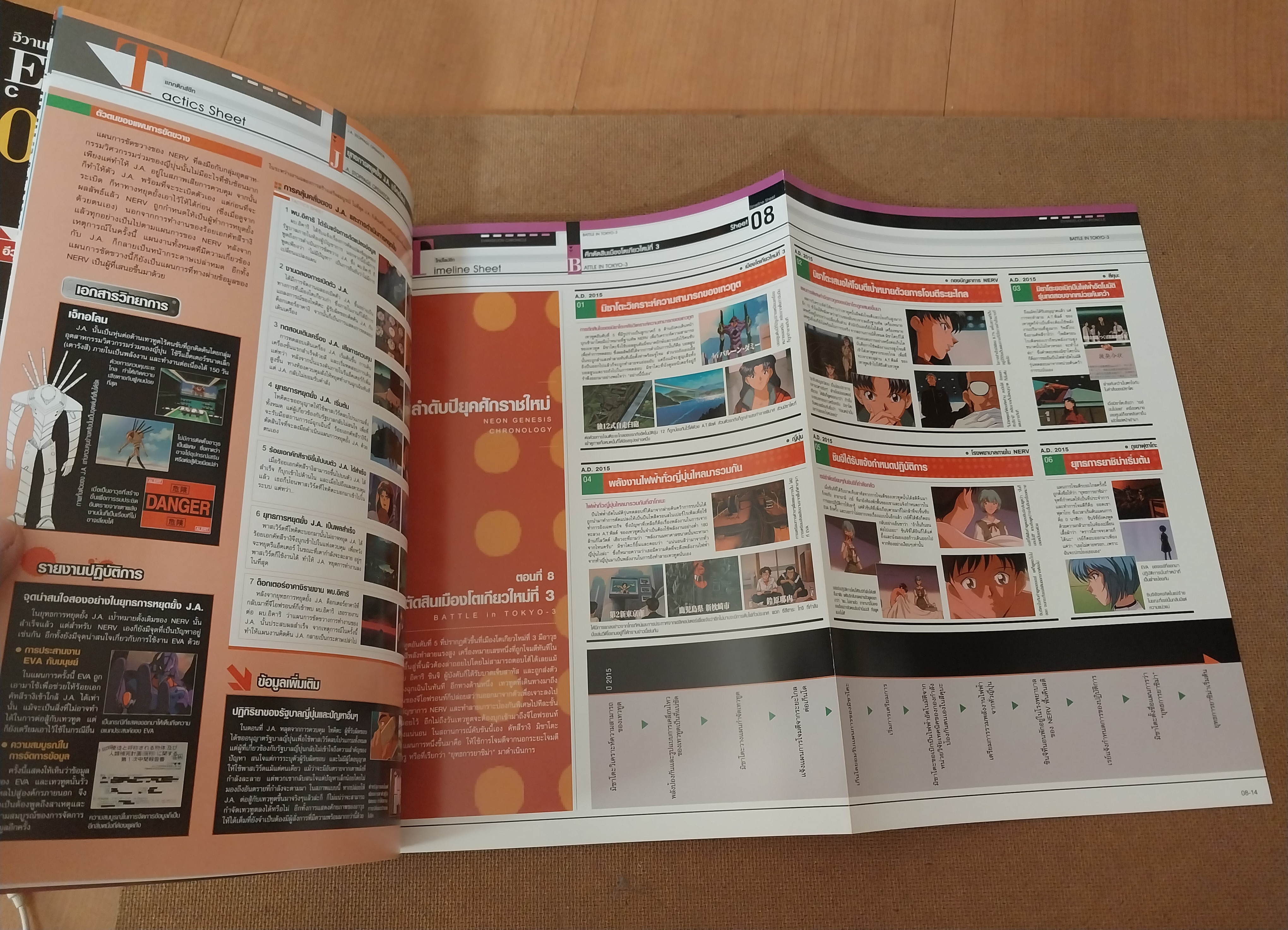 มีหลายภาพ,แกะเพื่อถ่ายรูป สารานุกรม สำหรับแฟนพันธุ์แท้อีวานเกเลี่ยน พิมพ์ 4 สีสวยงาม ตลอดทั้งเล่ม ฉบับที่ 8, Evangelion chronicle