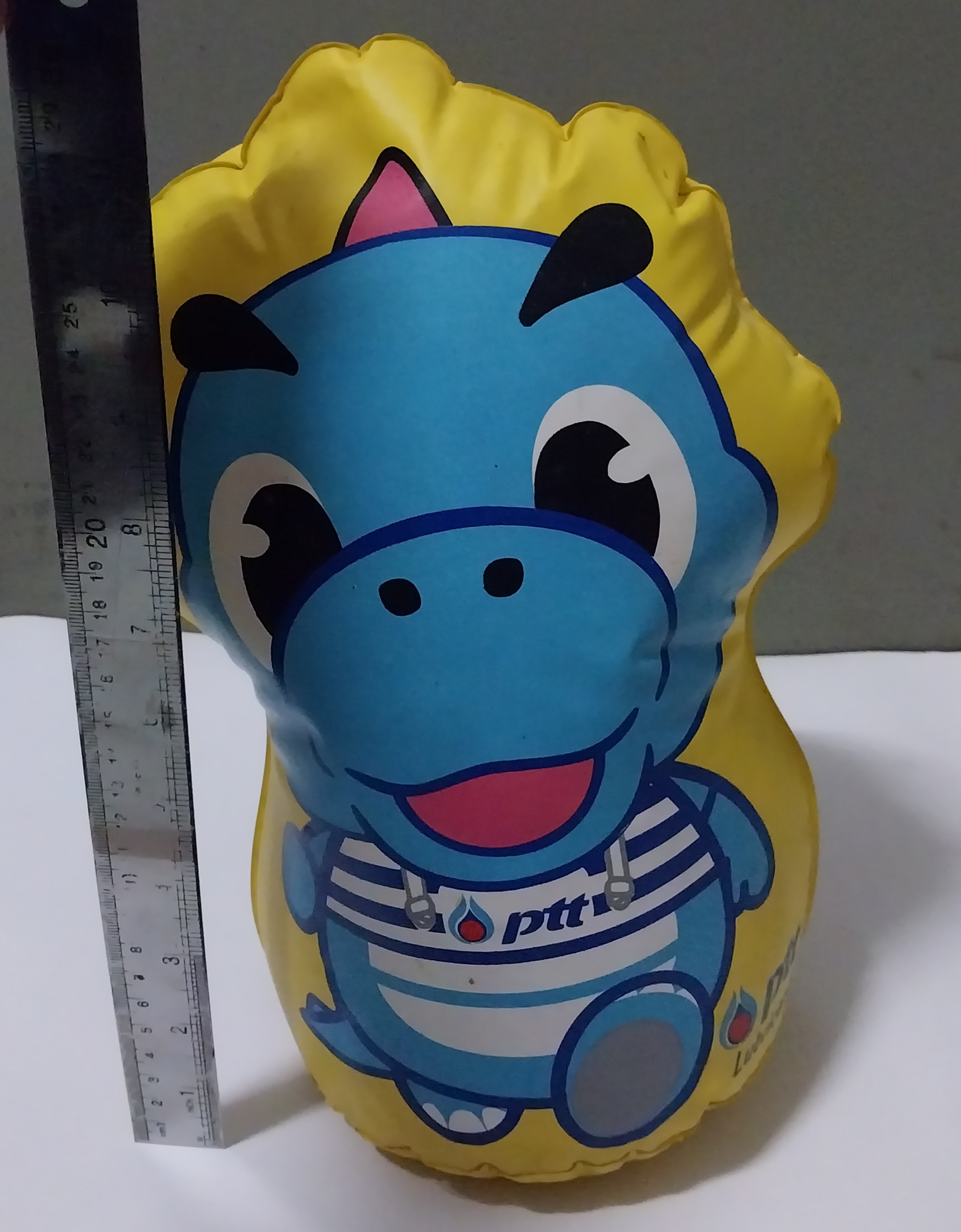 #ตุ๊กตาเป่าลม ลาย #ก๊อดจิ #พรีเมี่ยมปตท. ขนาดตามภาพ