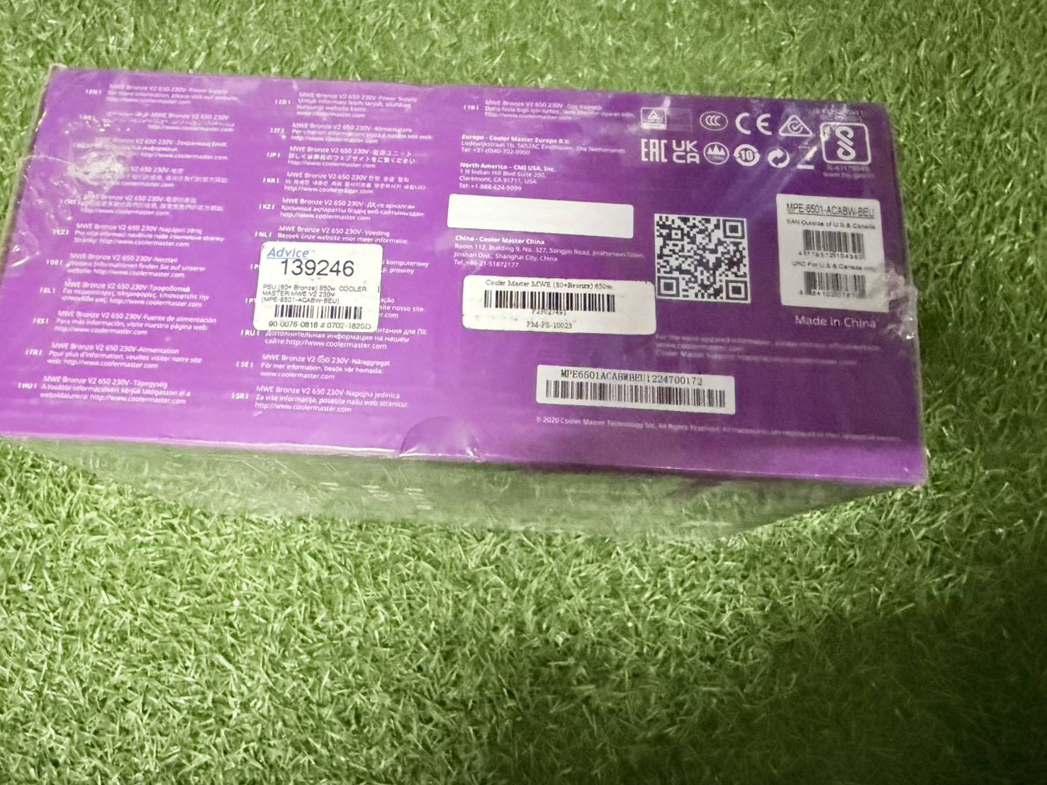 POWER SUPPLY (อุปกรณ์จ่ายไฟ) Cooler Master MWE (80+Bronze) 650w. ของใหม๋