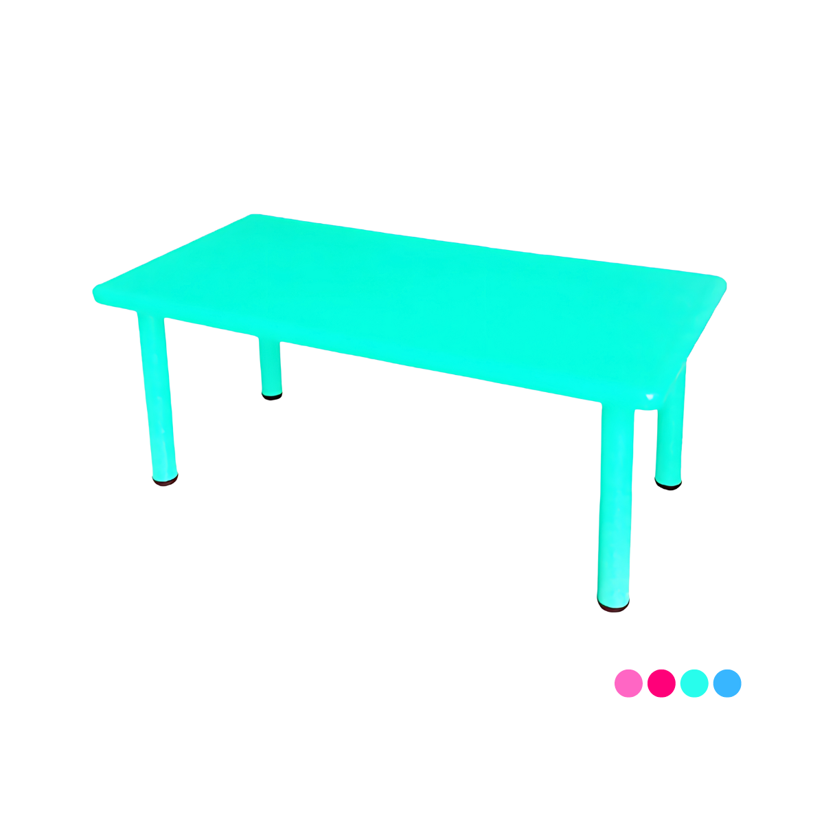 โต๊ะสำหรับเด็ก โต๊ะสี่เหลี่ยมผืนผ้าสีพาสเทล (มีให้เลือก 4 สี) Kids Table Rectangle Table (Pastel Color)