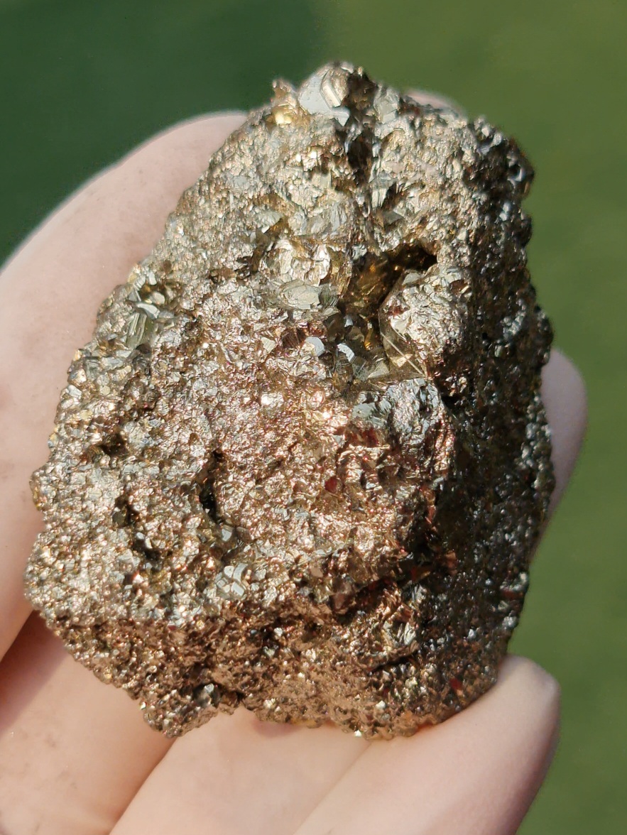 ก้อนผลึก ไพไรท์ Raw Rough Pyrite 94.0 กรัม (Grams) พลอยแท้ อัญมณีมงคลประจําวันเกิด เครื่องประดับพลอย