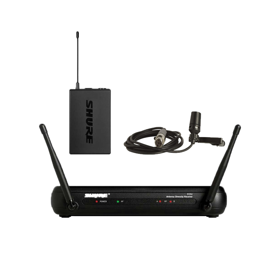 SHURE SVX14A/CVL-M19 ไมค์ลอยหนีบปกเสื้อ แบบ Condenser คลื่นความถี่ 694-703 MHz ! รุ่นใหม่ 2564
