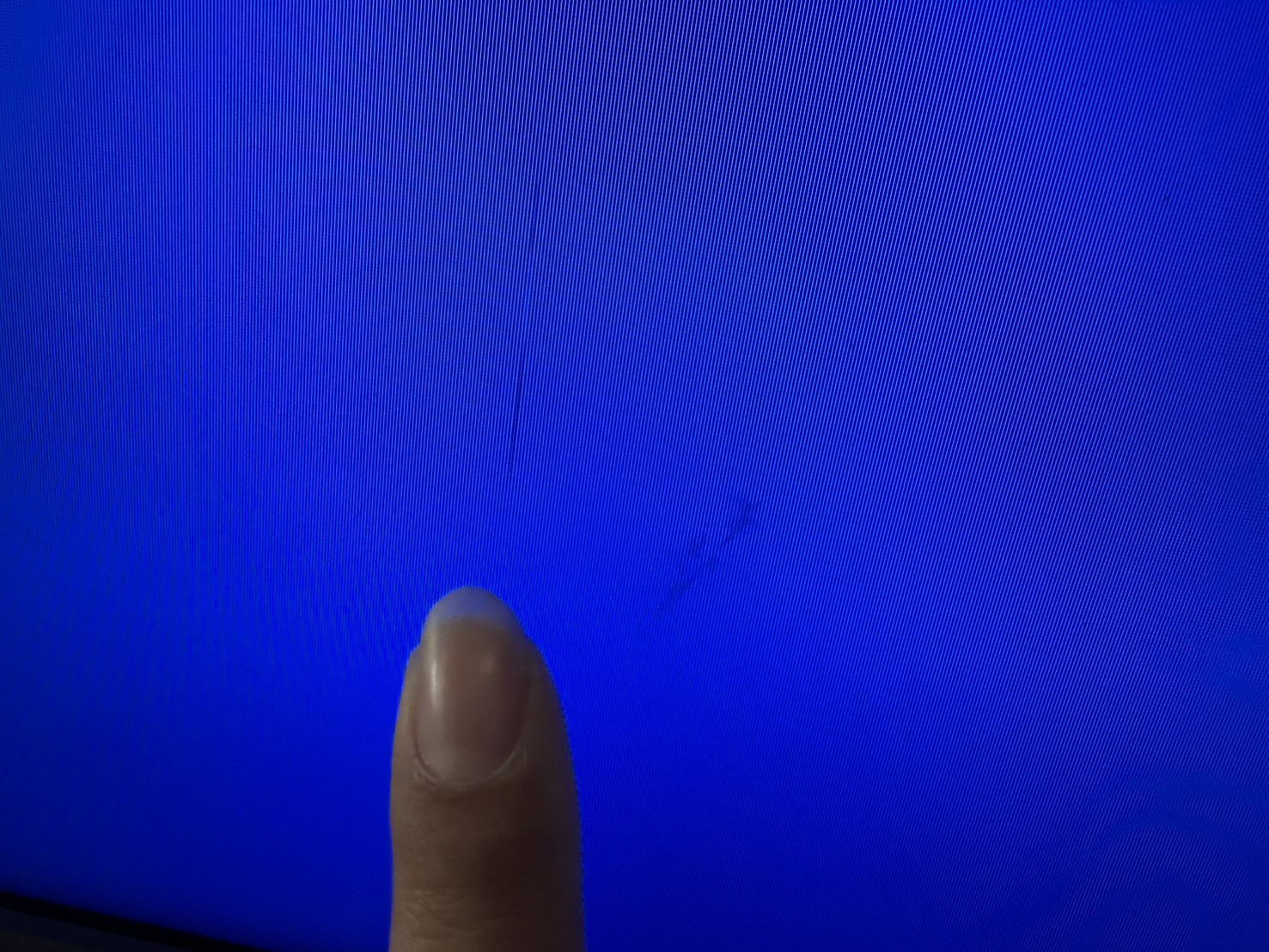 จอMonitor BenQ XL2411P 24-inch ขอบจอเหลือง จอมีรอยตามรูป