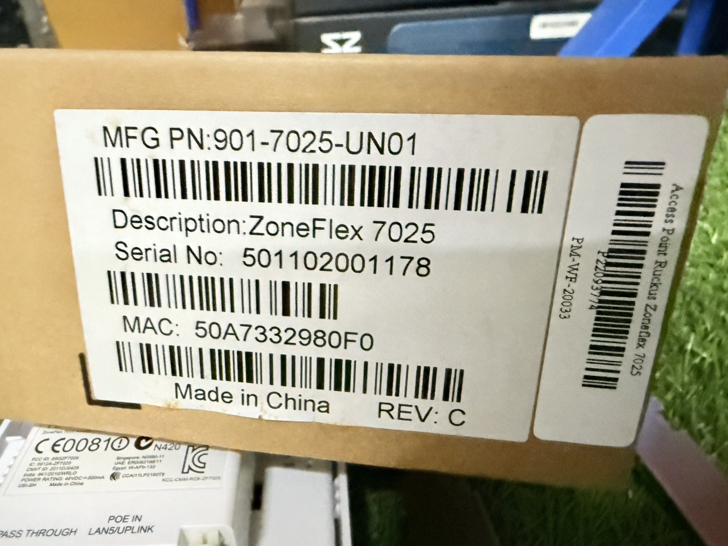 Access Point เครื่องกระจายสัญญาณ Access Point Ruckus Zoneflex 7025