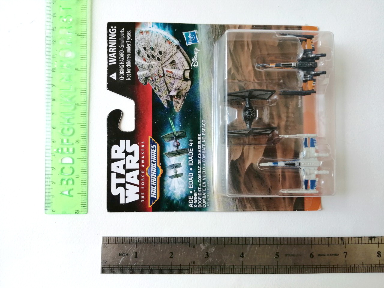 ชุดยานเหล็ก 3 ลำ จากภาพยนตร์ STAR WARS ชุด ใหม่ ep.7-9 ยานx-wing ฝ่าย resistant, x-wing ของ โพ ดาเมรอน, ยานไท ของ ไคโลเรน งานโลหะ ขนาดเล็ก ยังไม่แกะแพค ของใหม่