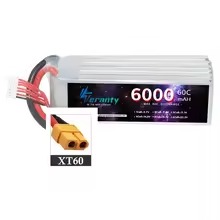 แบตลิโพ Teranty 6S 22.2V 6000mAh 60C RC Lipo แบตเตอรี่ สําหรับ โดรน RC รถ FPV รถบรรทุก เฮลิคอปเตอร์ XT60 Connector